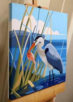 Bird. Catching, Original Painting