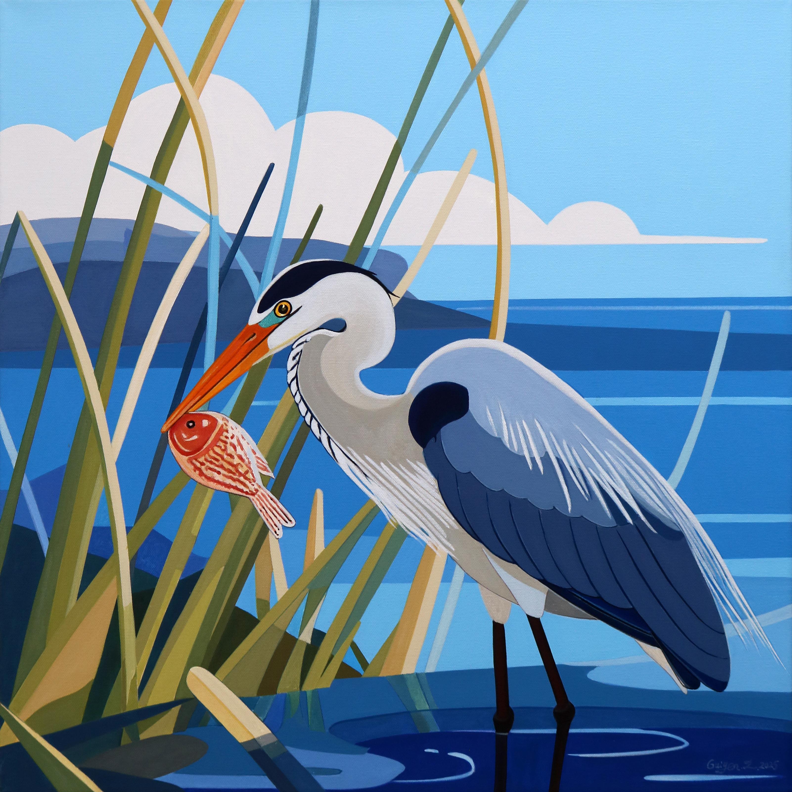 Bird. Catching, Original Painting