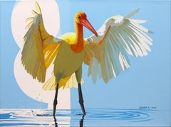 Vogel. See, Originalgemälde