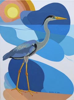 Vogel. Ozean, Originalgemälde