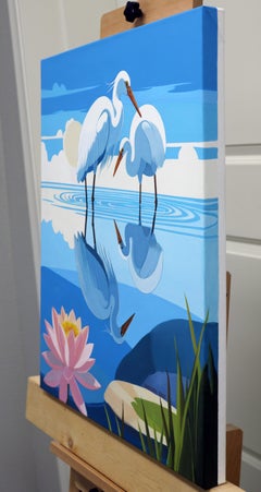 Bird. Tranquility, Original Painting