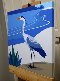 Bird. Watching, Original Painting