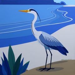 Bird. Watching, Original Painting