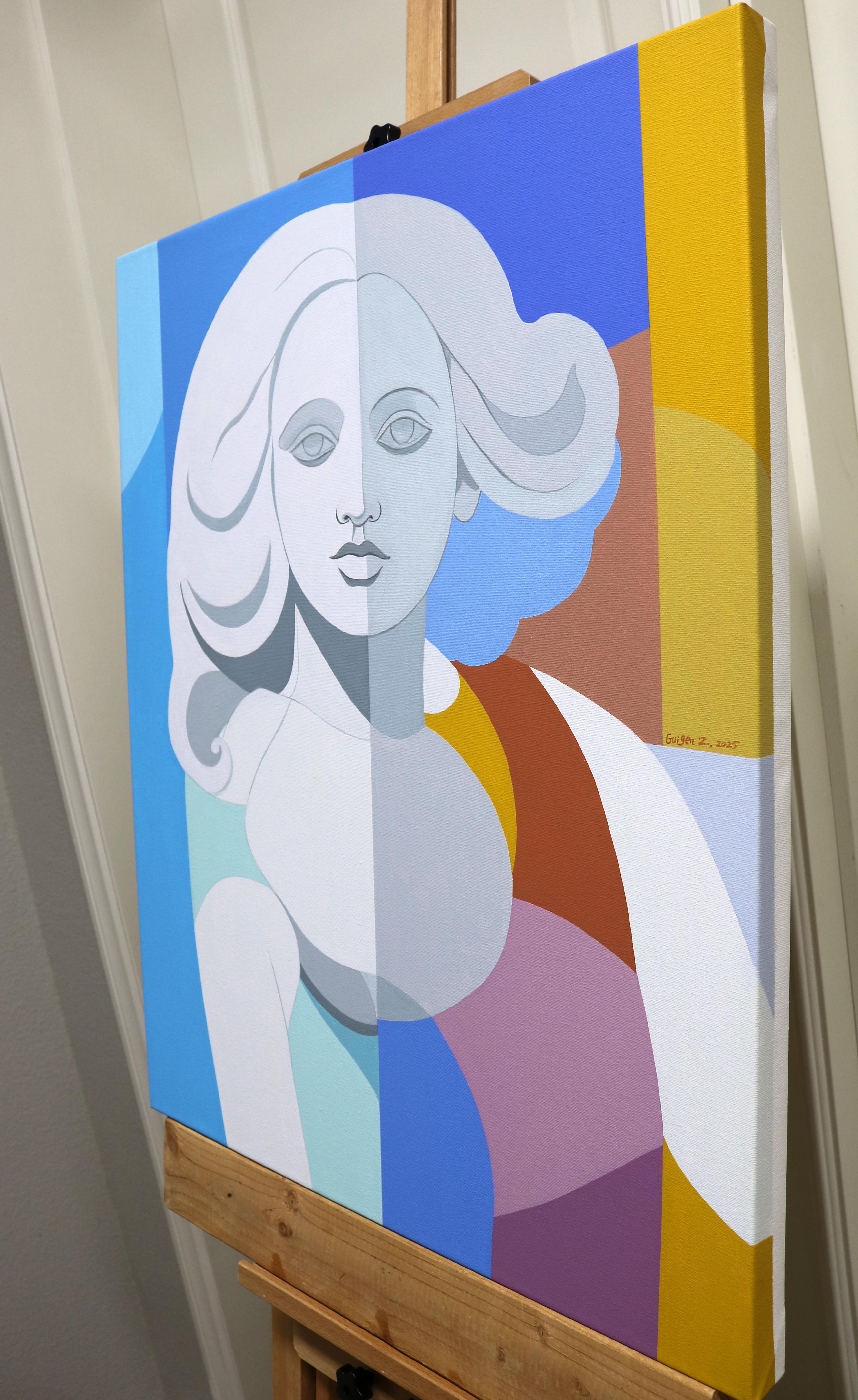 Deja Vu. Aphrodite & Monroe, Originalgemälde – Painting von Guigen Zha