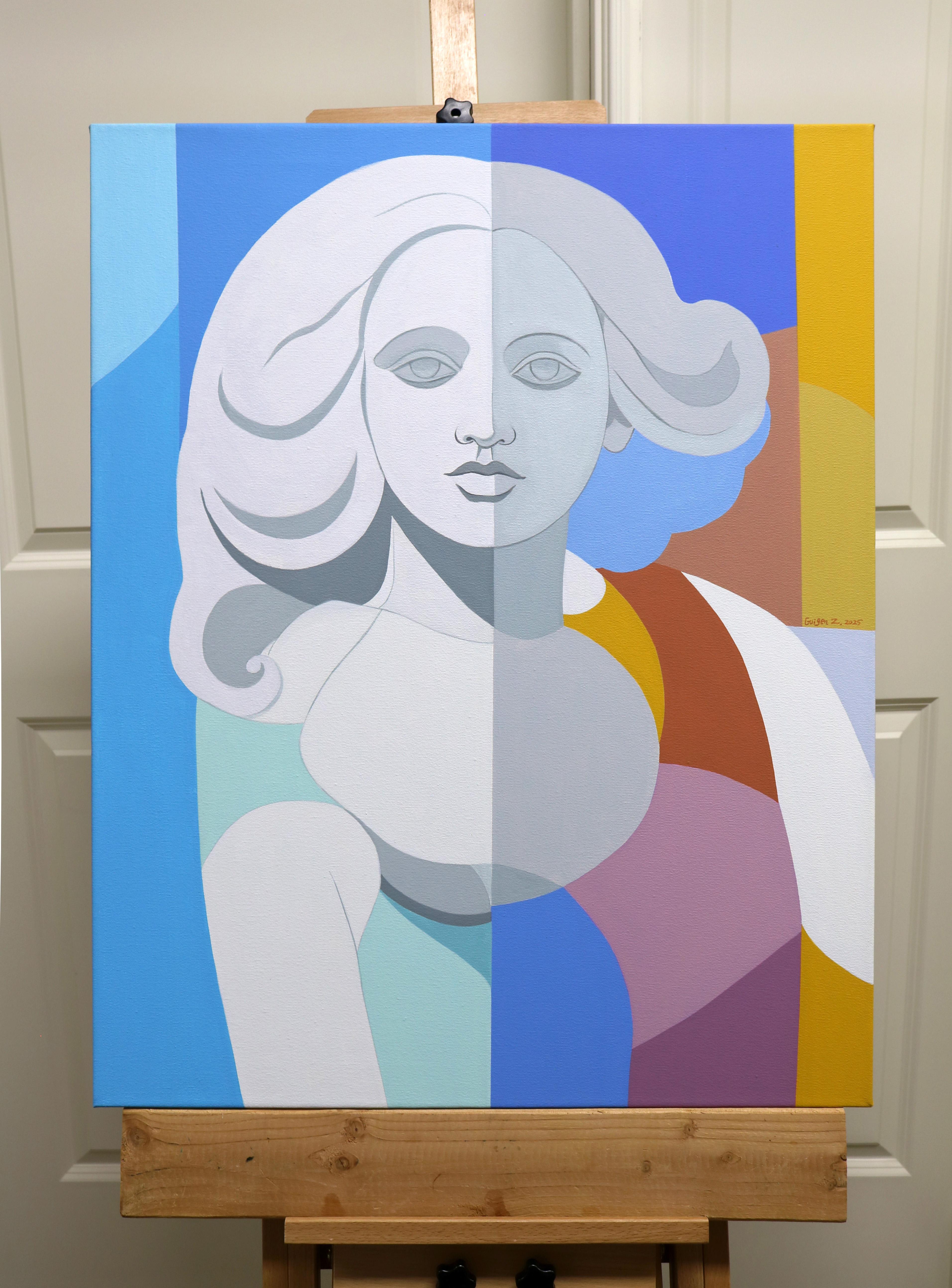 Deja Vu. Aphrodite & Monroe, Originalgemälde (Pop-Art), Painting, von Guigen Zha