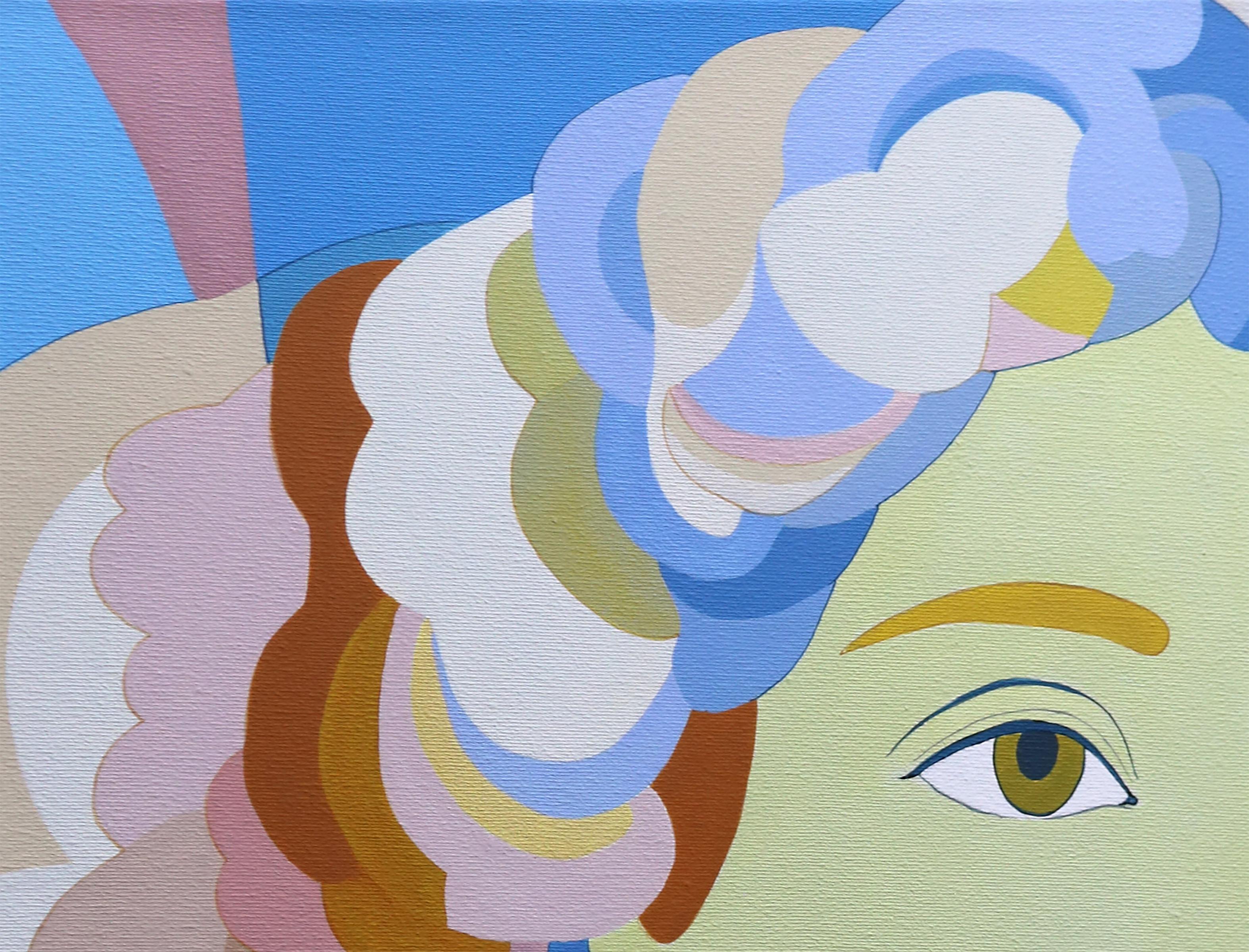 Deja Vu. Moonlight, Original Painting For Sale 1