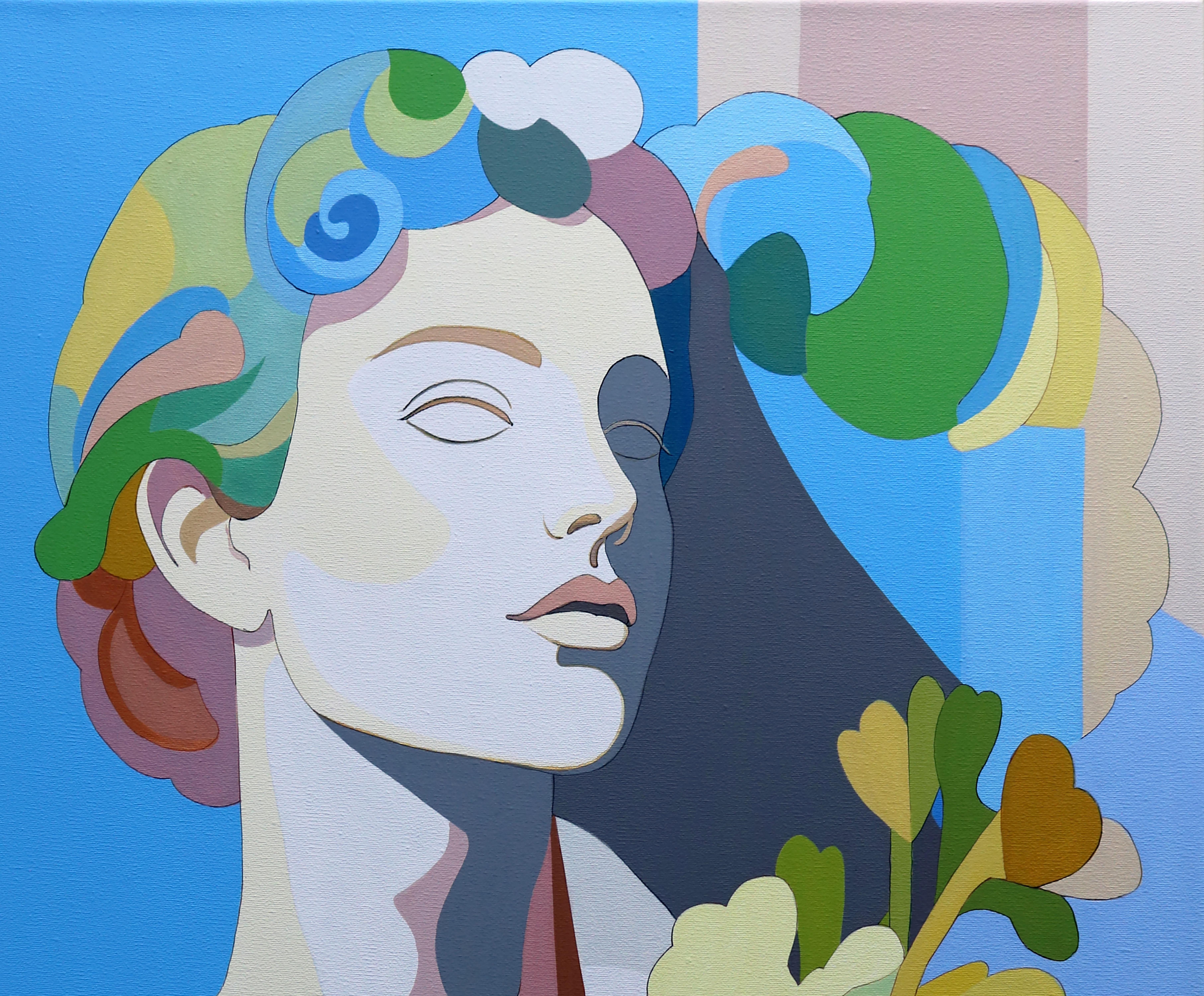 Deja Vu. Spring, Original Painting For Sale 1