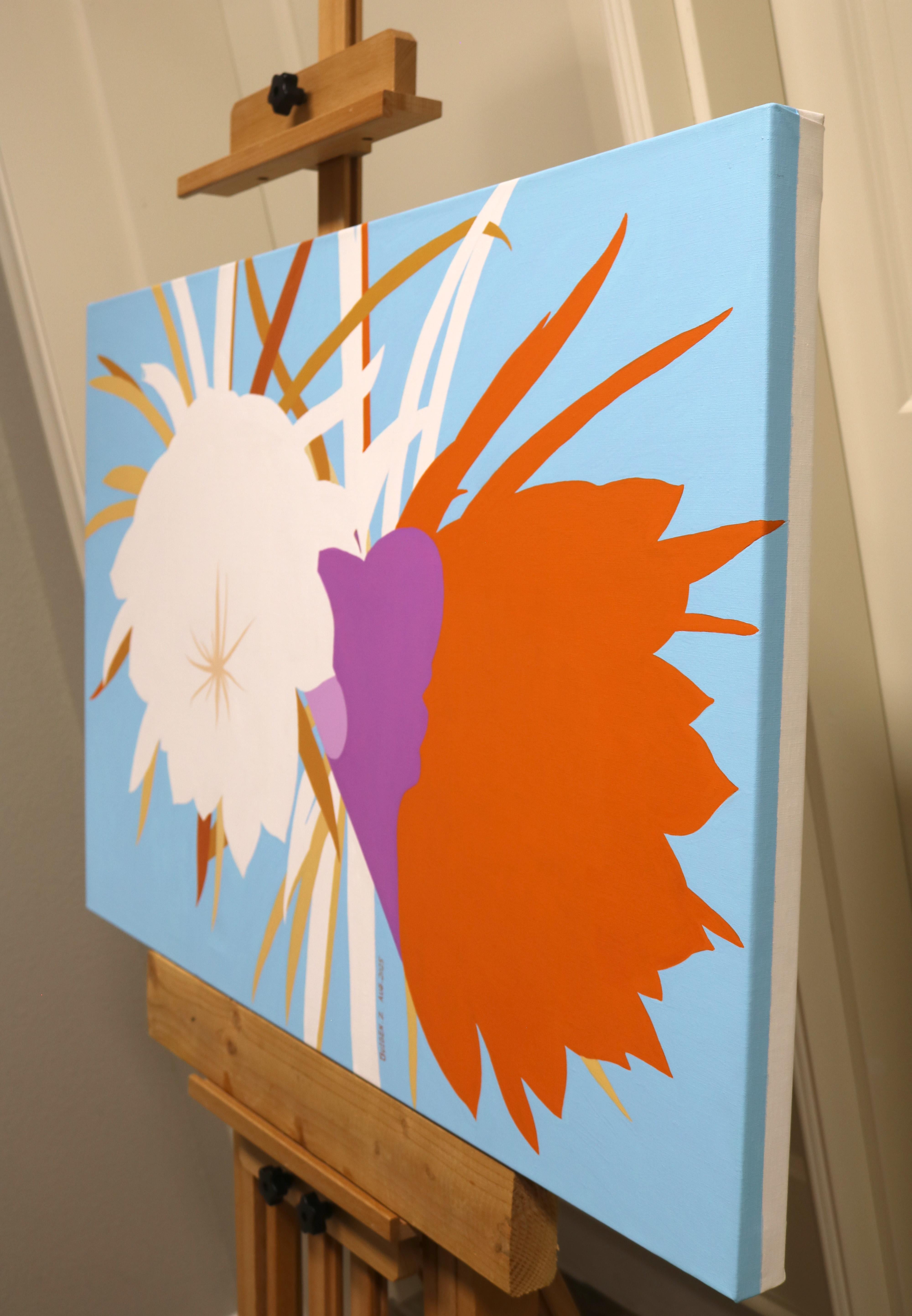Flor de la fruta del dragón, Pintura original - Painting de Guigen Zha