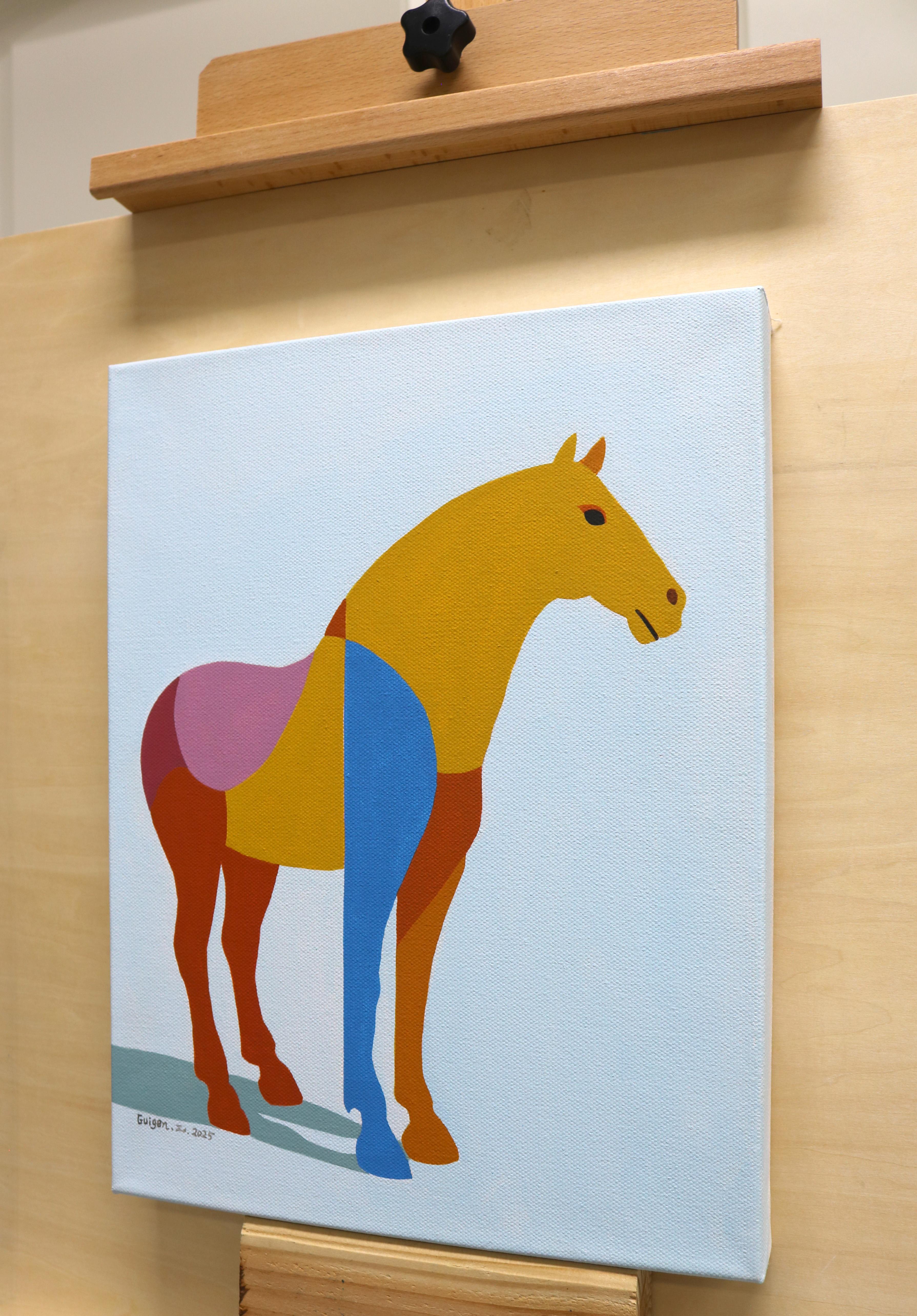 Caballo geométrico 1, Pintura original - Painting de Guigen Zha