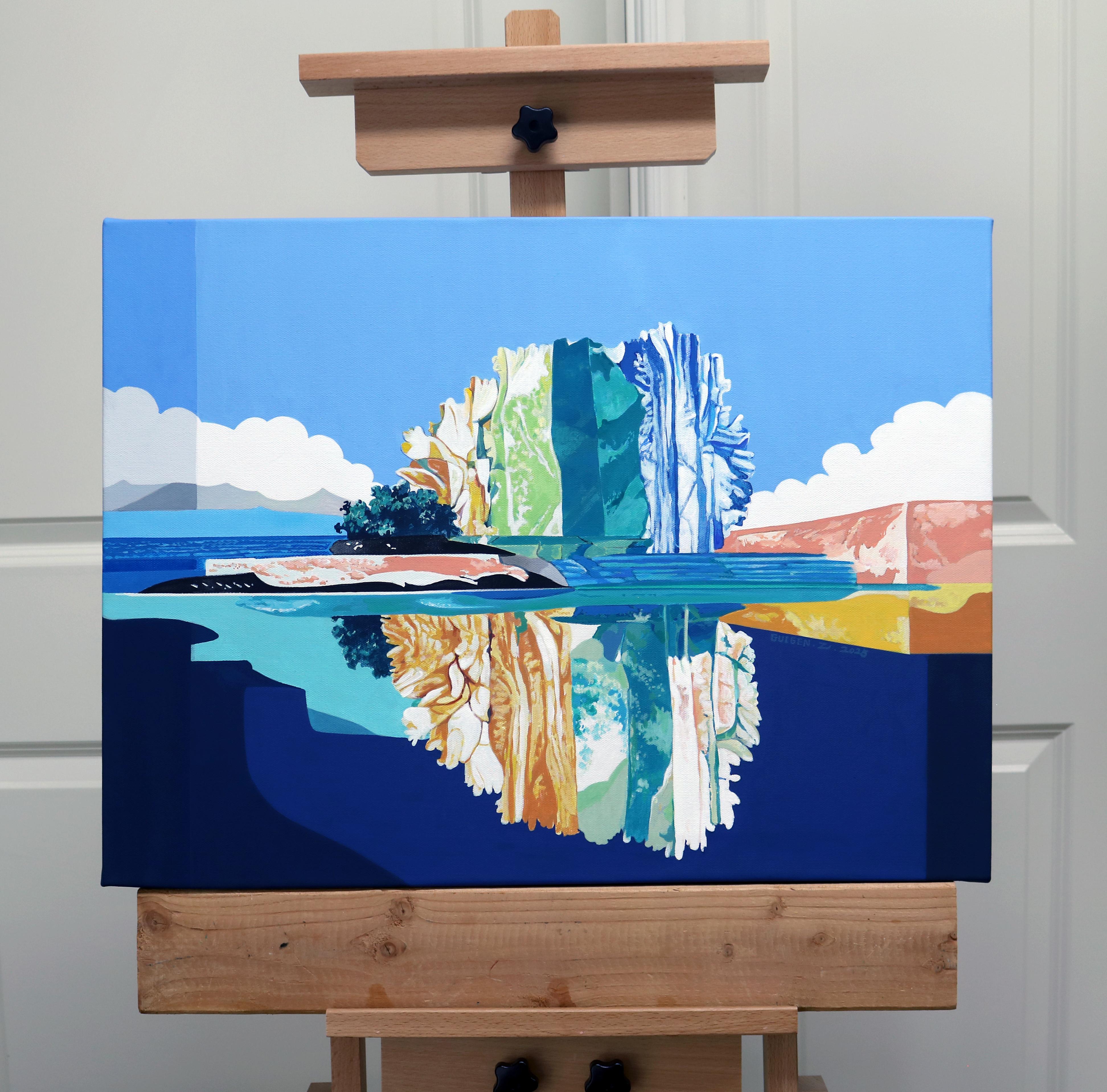 Insel. Evolution, Original-Gemälde (Zeitgenössisch), Painting, von Guigen Zha