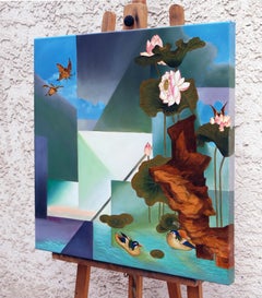 Aislamiento II, Pintura al óleo