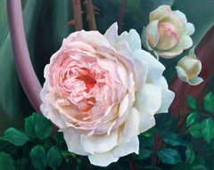 Rose & Thorns 3, Oil Painting