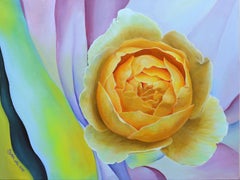 Rosa. Allanamiento 2, Pintura al óleo