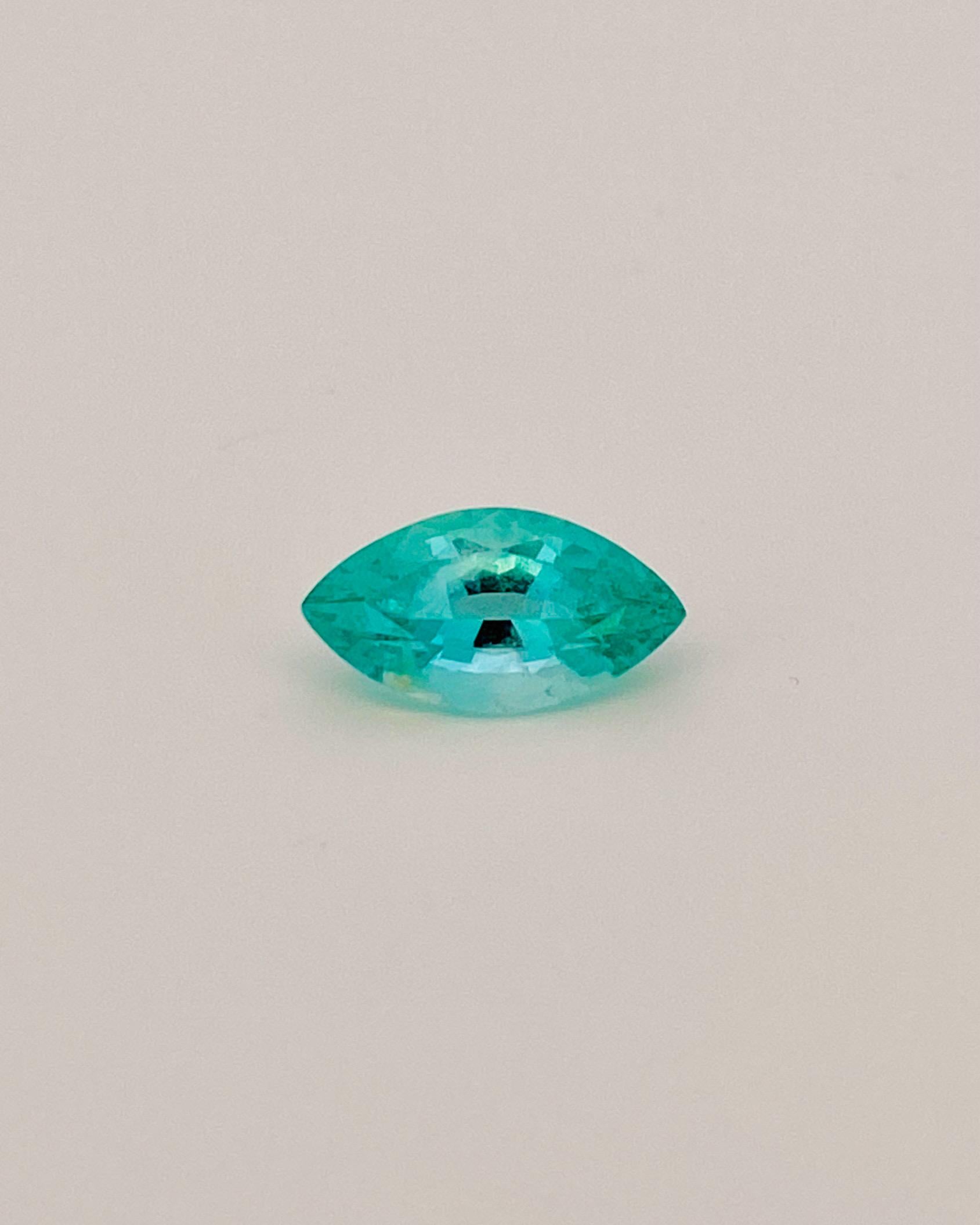 Certificat GUILD, naturel, sans huile, Russie, émeraude vert intense 1,33 carat Unisexe en vente