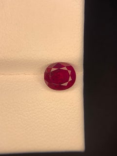 Gemma di rubino birmano sfusa certificata Guild da 1,16 carati non trattata