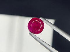 Guild Certified 1.22 Carat Natural Loose Pigeon Blood Ruby From Burma