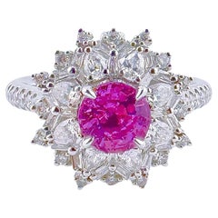 GUILD Certified Unheated Sapphire 18K Gold Convertible Ring/Pendant