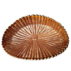 Guilded  bronze soap dish by Line Vautrin - France 1940
