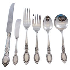 Guildhall by Reed and Barton Sterling Silver Flatware Set 8 Service 49 Pieces