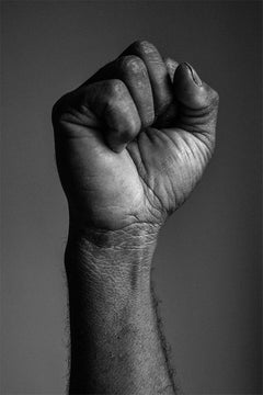 Manifesto II Sao Paulo. Manifesto Series. Man Arm Fist. Black and white limited 