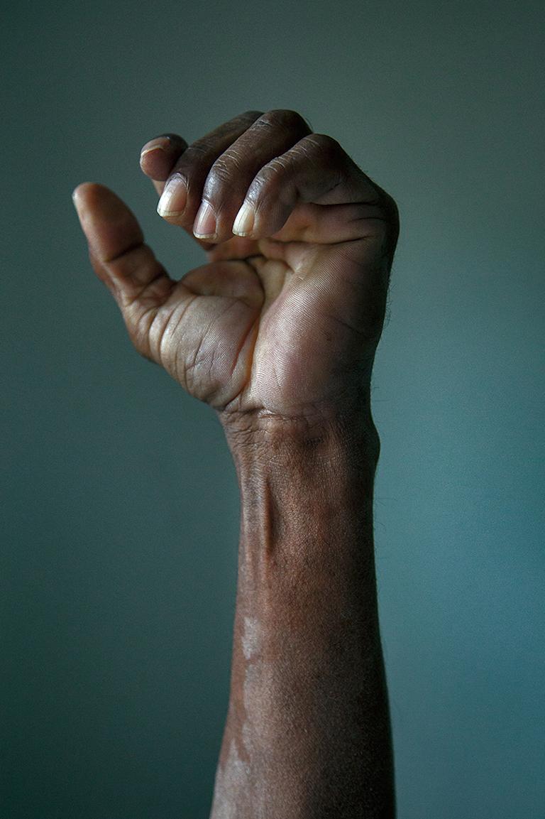 Manifesto X, Rio de Janeiro. Male Arm Fist, Limited edition color photograph