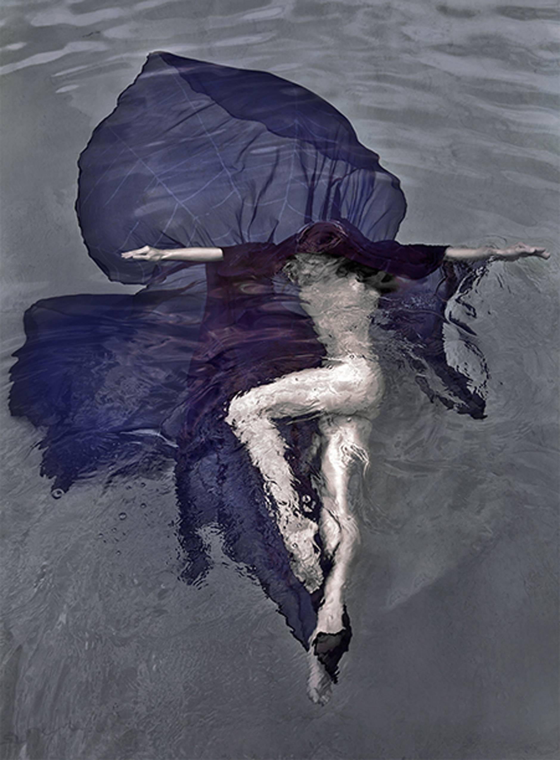 Guilherme Licurgo Nude Photograph - Submerged Petal, From the Desert Flower. Greece. 