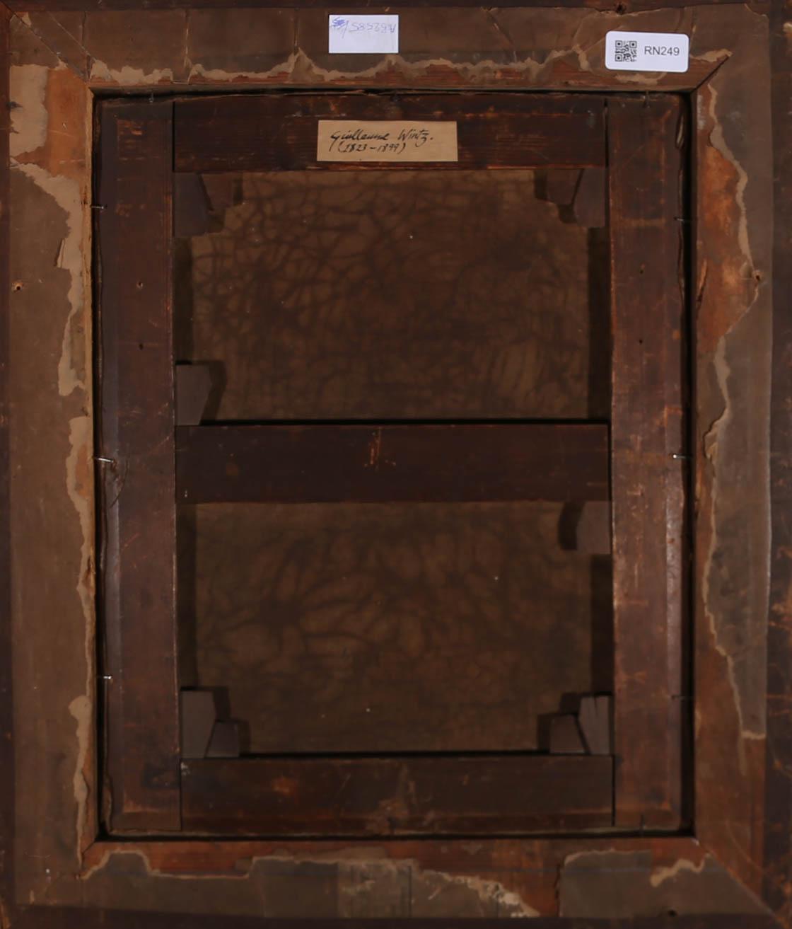 Guillame Wintz (1823-1899) - Huile du milieu du 19e siècle, Pastorale 3