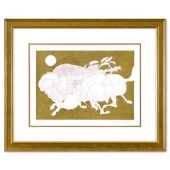 Gold Leaf Drawings and Watercolor Paintings