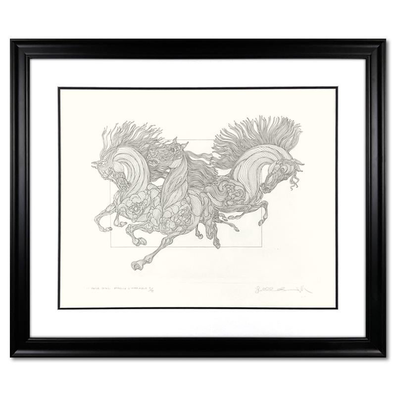 "La Horla" Framed Limited Edition Etching - Art by Guillaume Azoulay