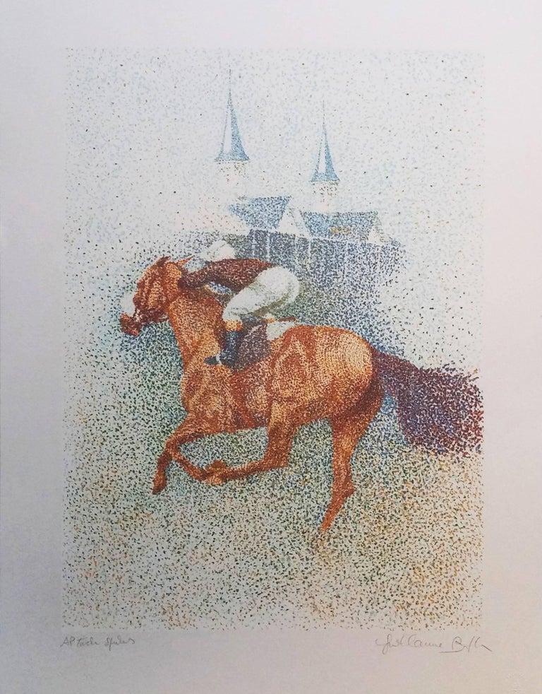 Guillaume Azoulay Figurative Print - TWIN SPIRES