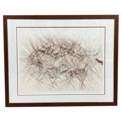 Gravure signée à la main « The Last Furlong » de Guillaume Azoulay