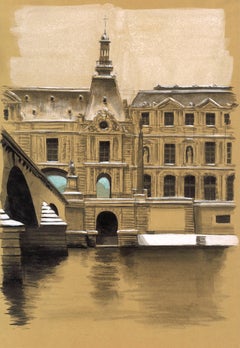 ArchiParís: Quai du Louvre de Guillaume Chansarel, Obra sobre papel, Vista de París