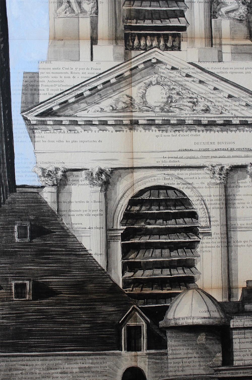 Badaboum by Guillaume Chansarel - Painting, Church of Saint-Sulpice, Paris  For Sale 1