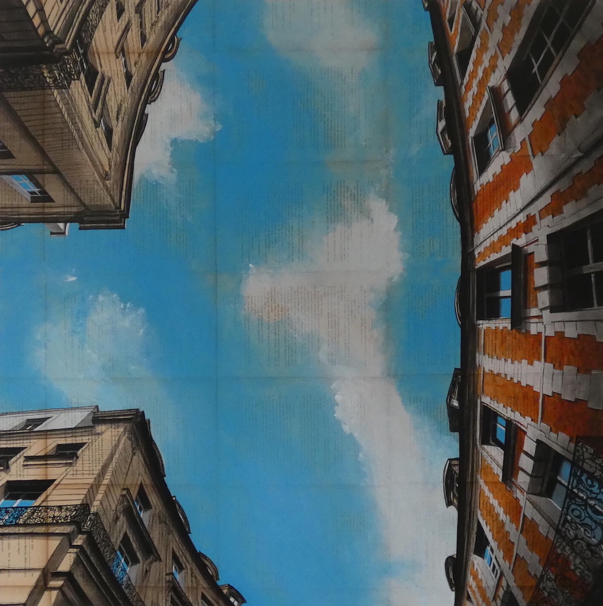 Bourse du Commerce Vosges by Guillaume Chansarel - Urban landscape painting