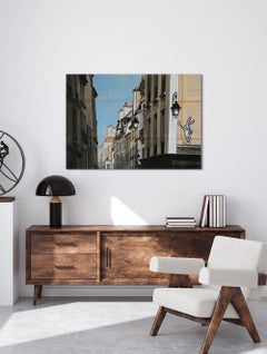 Bugs by Guillaume Chansarel - Urban landscape painting, Paris, buildings, bunny