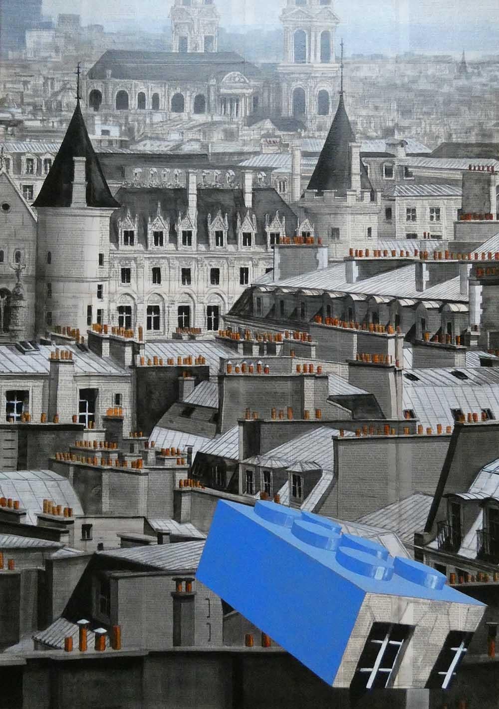 Epreuve de l'Irréel n°11/19 - Urban Landscape Painting, Paris