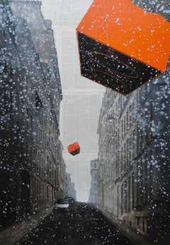 Epreuve de l'Irréel n°5/19 by Guillaume Chansarel - Urban landscape painting