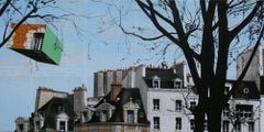 Epreuve de l'Irréel n°8/19 par Guillaume Chansarel- Peinture de paysage urbain