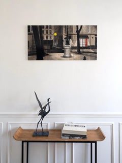 Furstemberg 2 de Guillaume Chansarel, peinture de paysage urbain, paysage urbain de Paris