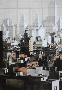 Gotham by Guillaume Chansarel - Urban landscape painting, New York City