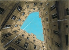 Hublot – Paris 4th arrondissement by Guillaume Chansarel - Landscape painting