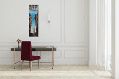 Near Huchette by Guillaume Chansarel - Urban landscape painting, Paris buildings