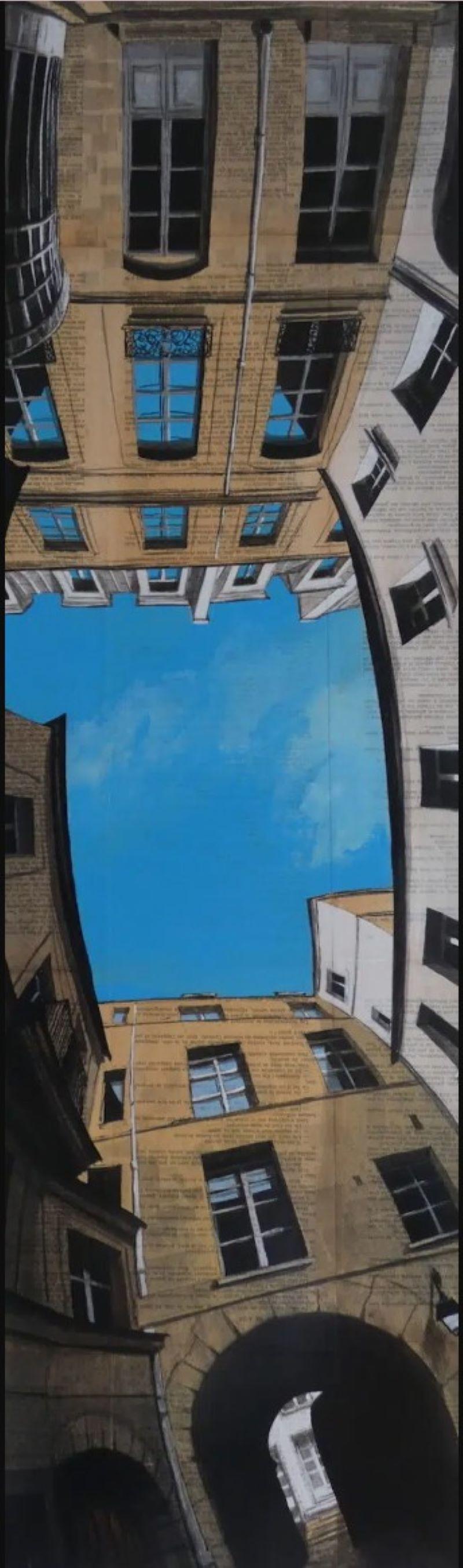 Bei Volta von Guillaume Chansarel - Städtische Landschaftsmalerei, Paris