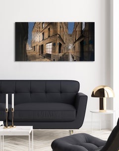 Sabot by Guillaume Chansarel - Urban landscape painting, Paris, streets, evening