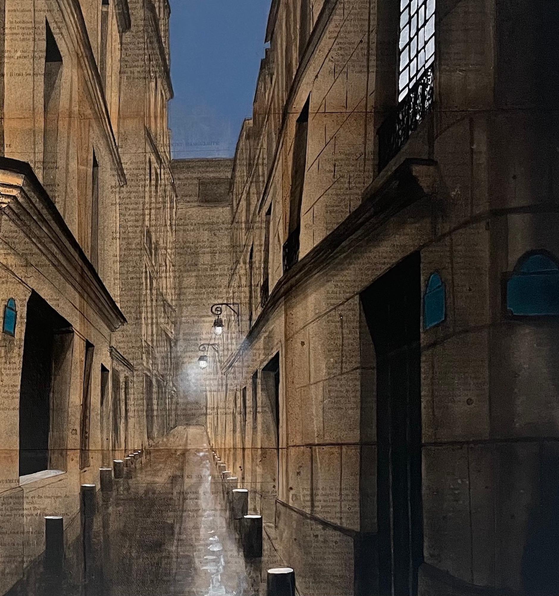 Sabot est une peinture unique de l'artiste contemporain français Guillaume Chansarel. La peinture est réalisée à l'encre et à l'acrylique sur des pages de vieux livres montées sur toile. Les dimensions sont de 50 × 100 cm (19,7 × 39,4 in). 
L'œuvre