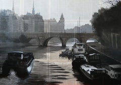 Waves by Guillaume Chansarel - Bridges over the Seine River in Paris