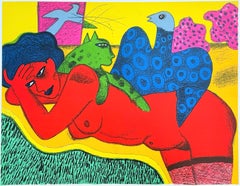 CORNEILLE GUILLAUME,  Femme rouge, 1988