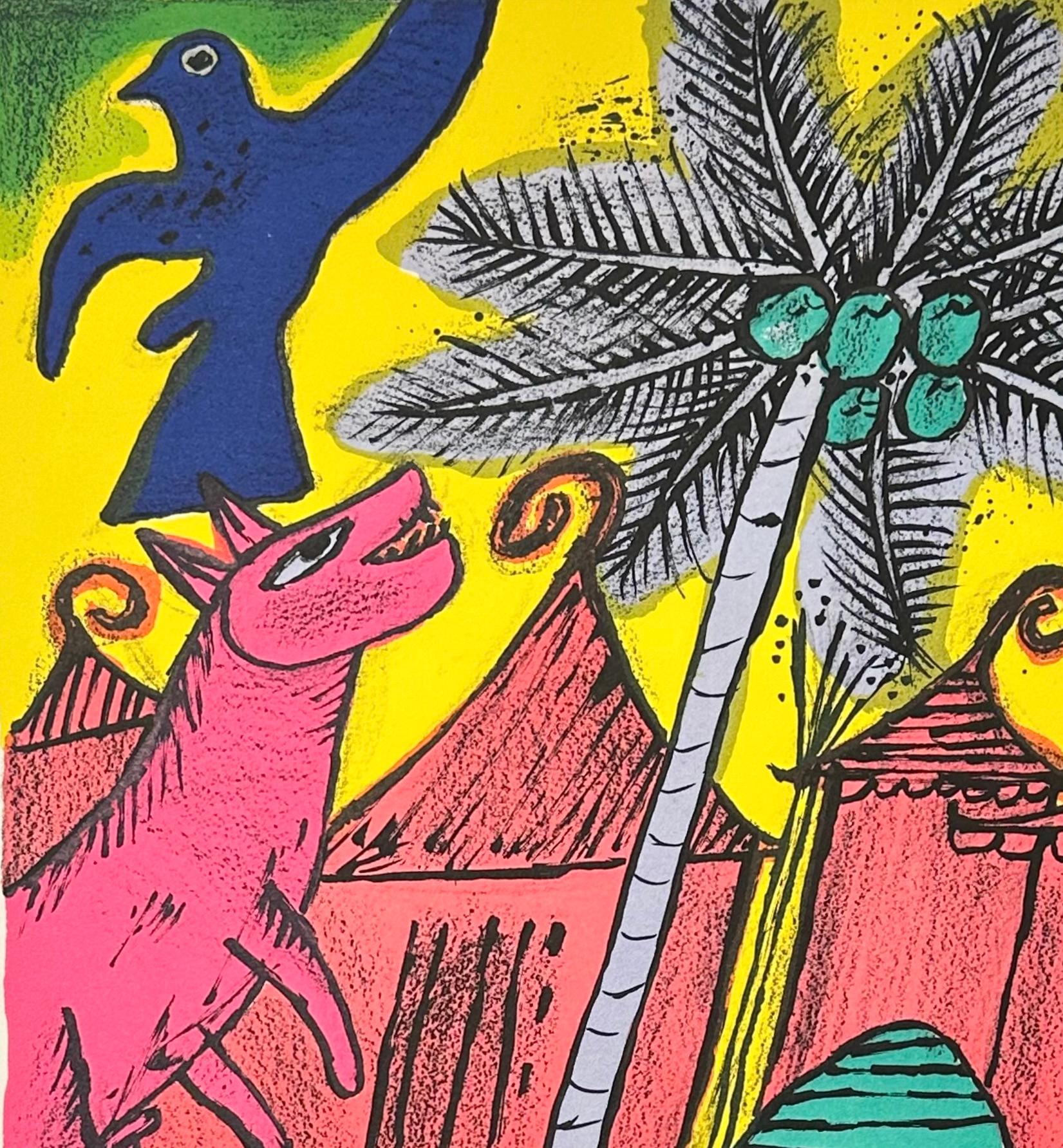 CORNEILLE GUILLAUME,  Memoria de Bali, 1983 - Print de Guillaume Corneille
