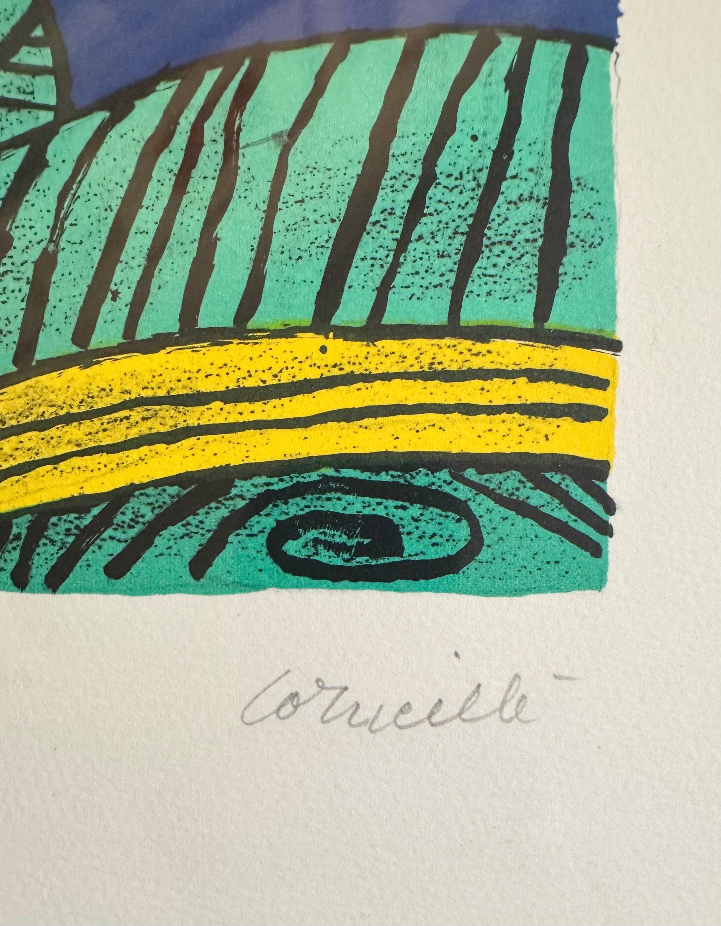 CORNEILLE GUILLAUME,  Memoria de Bali, 1983 - Print Expresionista de Guillaume Corneille