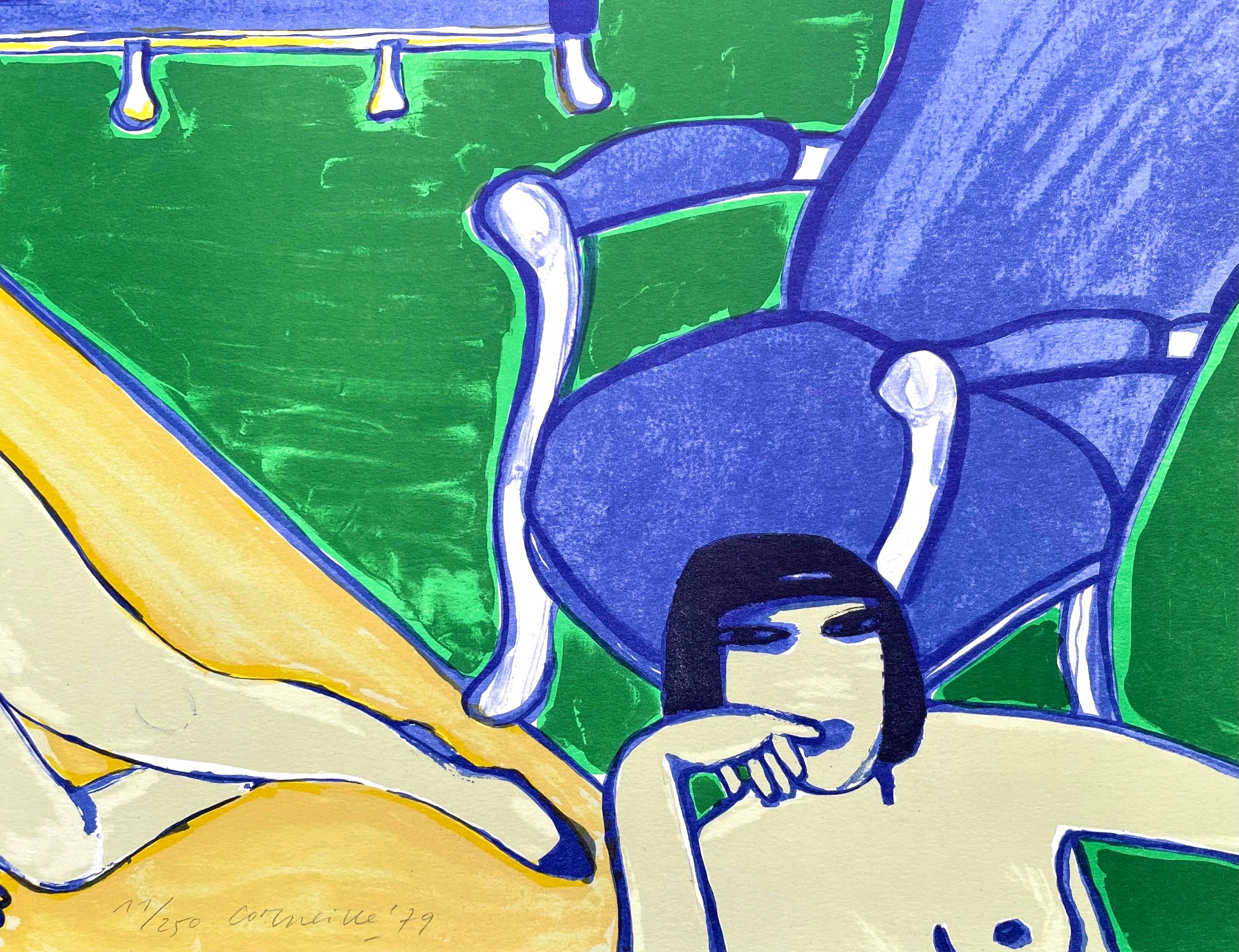 La Chambre En Luminance, Guillaume Cornelis van Beverloo, Corneille - Pop Art Print by Guillaume Corneille